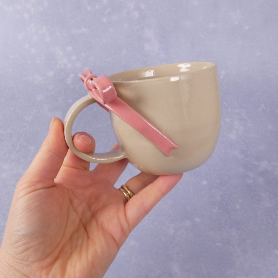 Sløjfekop, pink, 300 ml - Billede 2