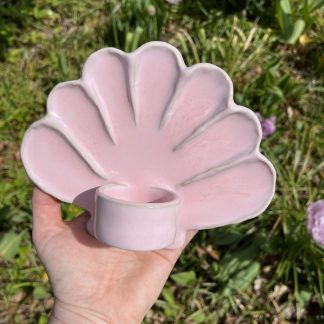 Muslingelysestage til væg, bubblegum pink, 2. sortering
